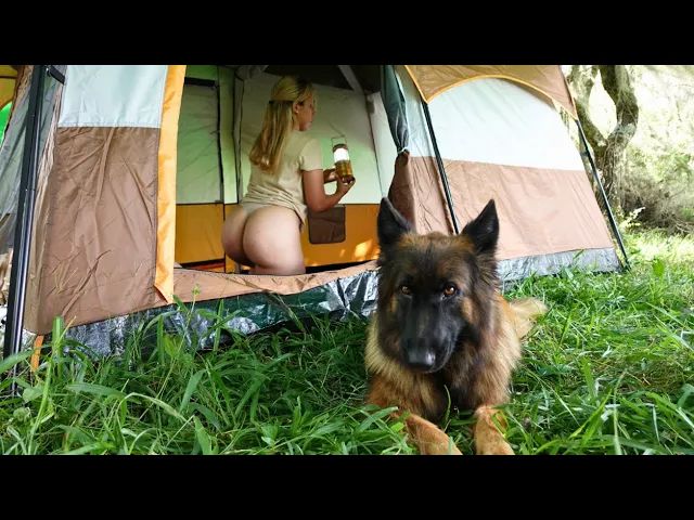 ASMR CAMPING Brazilian Girl Camping And Relaxing In Nature  