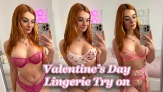 Valentine’s Day Lingerie Try on haul
