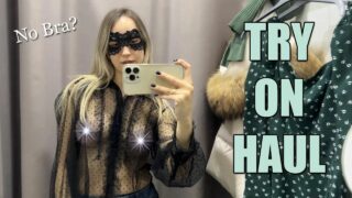 [0:05] TRY ON HAUL | See-Through Transparent Lingerie and Clothes