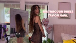 4K Transparent Dress Try-On | With Mirror View – Alicia