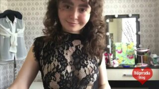 Lace Bodysuit Try On