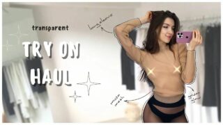 [4K] Transparent Try on Haul with Rita