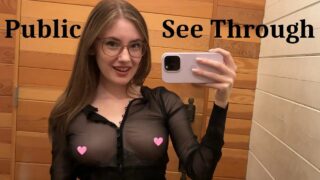 See Through Shirts in PUBLIC ~ Dressing Room Try On Haul