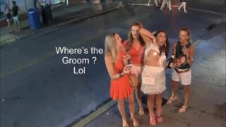 Bride to be boobs in public (the groom must be so proud!) (0:24 and 1:21)