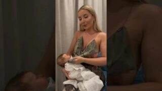 Breastfeeding a doll