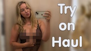 [4K] Transparent Haul with Lath | See through Try on from 0:15