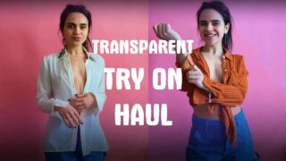 See-through Try On Hail | Transparent shirts