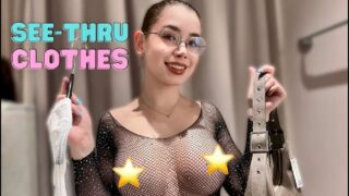 Transparent Clothes with Laurel | See-Through Try On Haul At The Mall