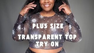 PLUS SIZE TRANSPARENT TOP TRY ON AND REVIEW | MAGELLAN TRY ON #plussize #tryon #fashion