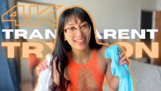 4K TRANSPARENT Dresses TRY ON with Mirror View