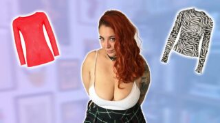 4K TRANSPARENT Clothes Try On with Mirror View! | Valetine’s Day ideas | gatanyx try on | *curvy*