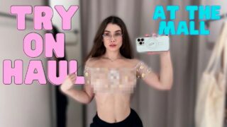 [4K] See-Through Clothes Try on Haul Laurel Jeune Haul from start