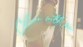 4K Transparent Lingerie Try On | Clean with Violet