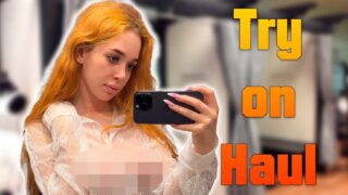 [4K] Transparent Clothing Haul with Chloe | Sheer Dress