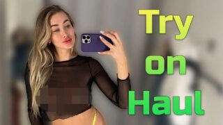[4K] Try on haul 2024 | Transparent Dress Try On