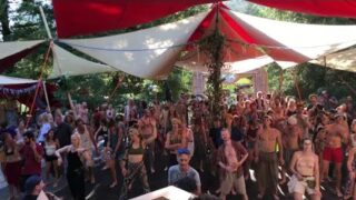 JAKARE @ ISIS GARDEN 2022 ( Chrysalis out now ). 0:30 topless hippie
