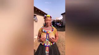 Zulu Traditional culture Africa. Big African boobs