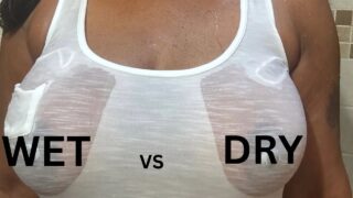 [4k]DRY vs WET Try On (Transparent clothing) haul
