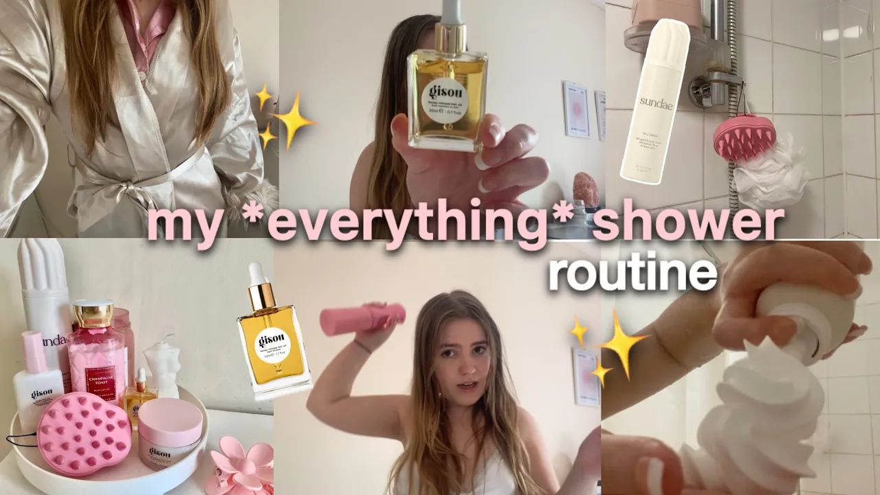 Quick Slip At 7:57 @ 0.25 - MY EVERYTHING SHOWER ROUTINE - YTboob