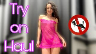 [4K] Transparent Pajamas Try on Haul – Dana Berry