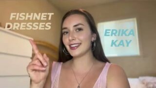 4K TRANSPARENT Lingerie Haul Tops TRY TO See Through Mirror || Erika Kay Try on Haul