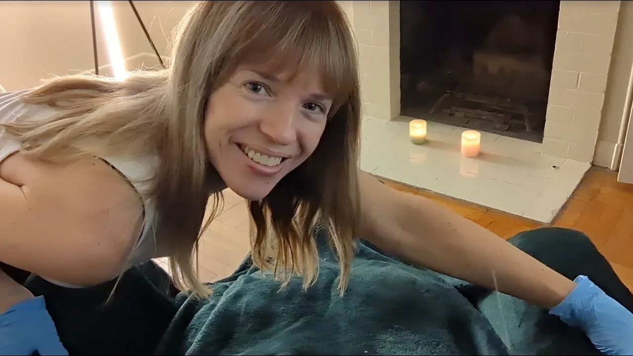 ASMR Full Body Massage (Pressure Technique) -Bungalow ASMR Down blouse nip  @10:05 and other times