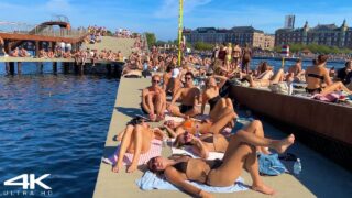1:24, 1:51 topless beach Copenhagen