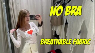 Breathable Spring Clothes Try On Haul | No Bra Try On