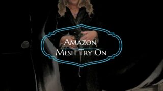 Amazon Transparent Mesh Try On Haul – Plus Size