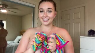 4K TRANSPARENT FISHNET RAINBOW DRESS Haul TRY TO See Through Mirror || Erika Kay Try on Haul