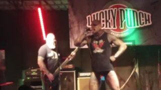Huge dick on stage at metal show 23:48