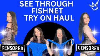 Fishnet dresses (can see everything, whole vid)
