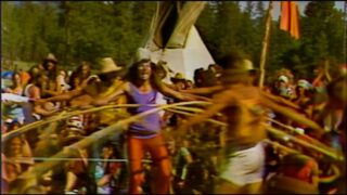0:18, 1:07 nude girl hippie. Rainbow Gathering, 1979 part 4