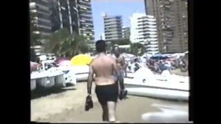 0:22, 0:47, 1:32 Spain vintage topless beach