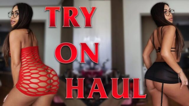 See Through Try On Haul YTboob 