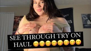 See through try on haul, most nipples at 2:02