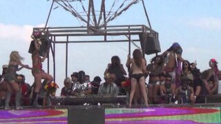 girls with pasties festival Burning Man best part play tits 12:36