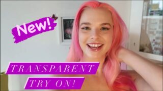 TRANSPARENT White Dresses Try On Haul Charm Daze Try On C-Thru from 0:57