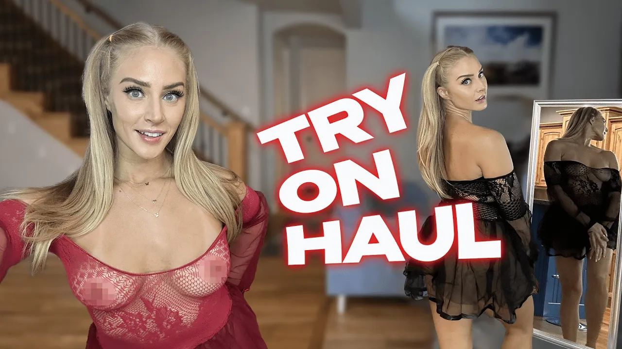 TRANSPARENT See-Through Dresses TRY ON HAUL With Paige Summers