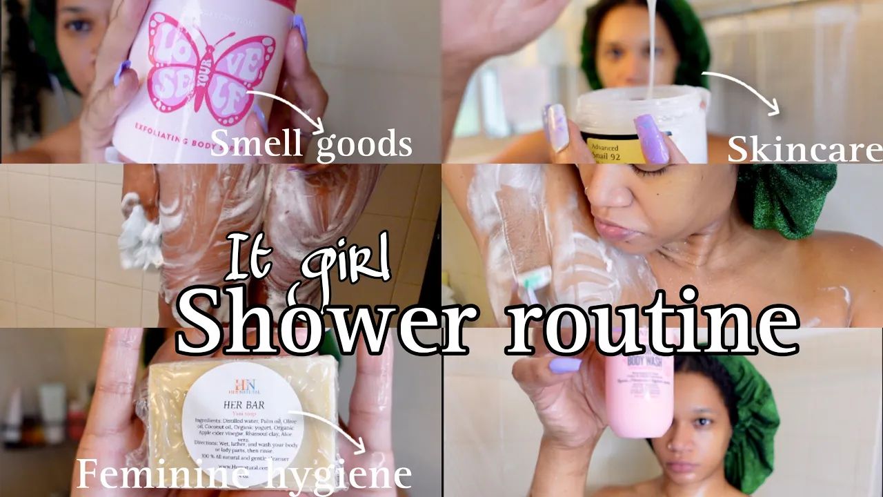 Shower routine nipple slip