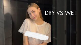 New dry vs wet video