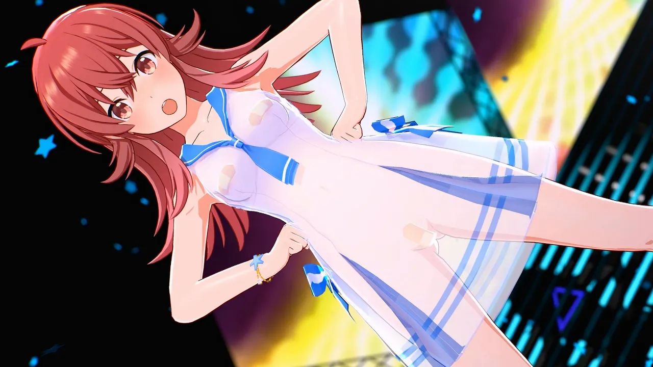 Animation MMD R-18 スタマス READY!! 小宮果穂 ローアングル From Start - YTboob
