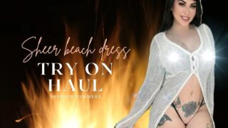 Sheer Transparent Try On Haul | Mesh Beach Outfit Try On | Curvy Body Type