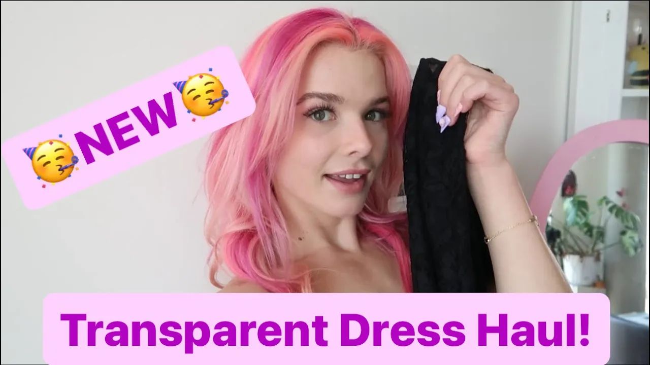 TRANSPARENT Date Dresses Try On Haul! (Charm Daze Try Ons) From 0:53