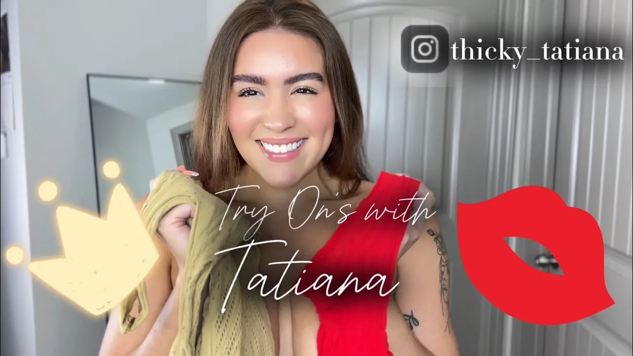 4K TRANSPARENT OUTFITS | TRY-ON HAUL | THICKY TATIANA - YTboob