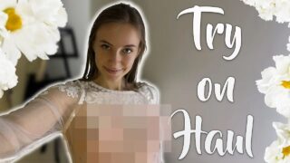 Dolly Try On Haul Transparent Clothes See Through from 0:18