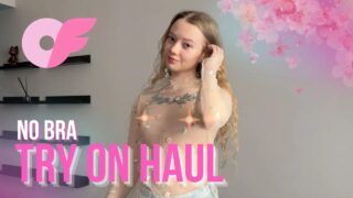 Victoria Pearce 4K Transparent Try On Haul GRWM after 0:11