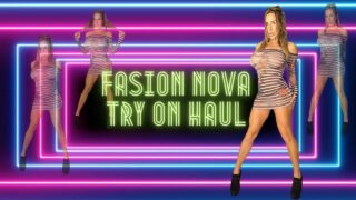 Fasion Nova try on haul transparent sheer bikini covers and mini dress’s