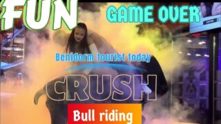 Last night crazy 🤪 bull 🐂 riding in Benidorm Spain 🇪🇸 | Benidorm bull 🐂 | bull riding highlight