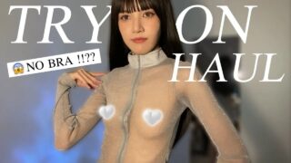 [4K] See-Through Try On Haul | Transparent Clothing | Meilyn #3